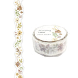 Washi Tape Die cut Hana Brown - Tidformera - Tidformera