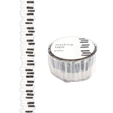 Washi Tape Die cut Piano - Mind Wave - Tidformera