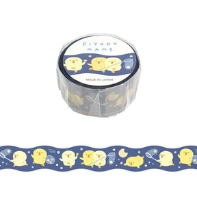 Washi Tape Die cut Piyoko - mame - Yofukashi - 1 - Mind Wave - Tidformera