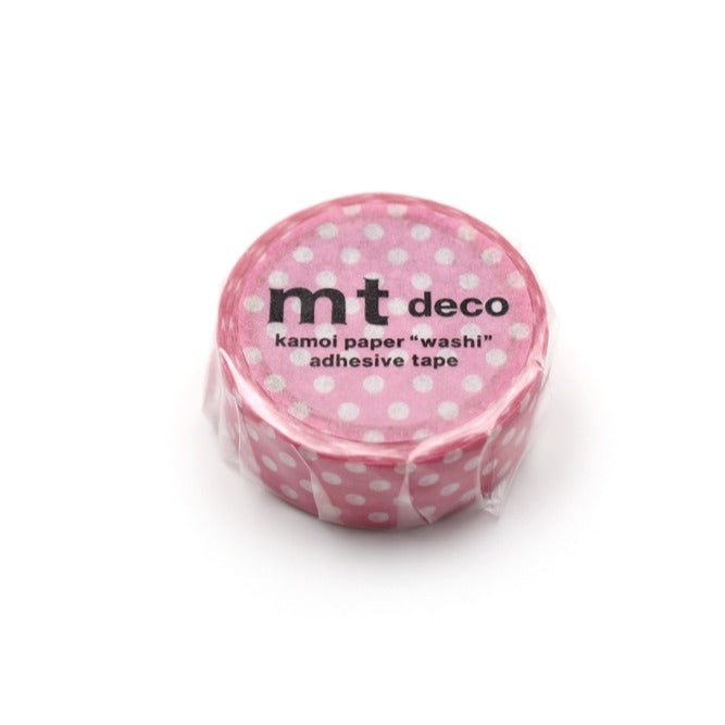 Washi Tape Dot - Aurora pink - 2 - MT masking tape - Tidformera