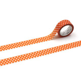 Washi Tape Dot - Deep orange - 1 - MT masking tape - Tidformera