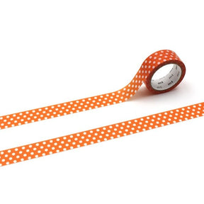 Washi Tape Dot - Deep orange - 1 - MT masking tape - Tidformera