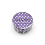 Washi Tape Dot - Deep purple - 2 - MT masking tape - Tidformera