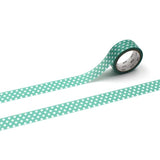 Washi Tape Dot - Emerald green - 1 - MT masking tape - Tidformera