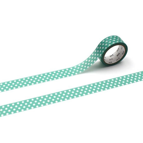Washi Tape Dot - Emerald green - 1 - MT masking tape - Tidformera