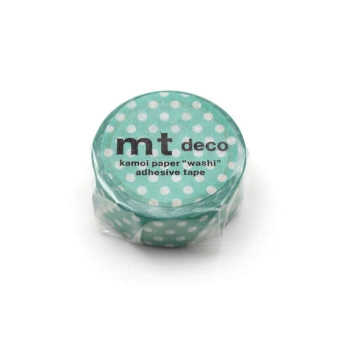 Washi Tape Dot - Emerald green - 2 - MT masking tape - Tidformera