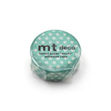 Washi Tape Dot - Emerald green - 2 - MT masking tape - Tidformera