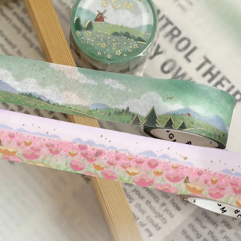 Washi Tape - Dreamscape - Field - 4 - BGM - Tidformera