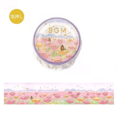 Washi Tape - Dreamscape - Flower Garden - 1 - BGM - Tidformera