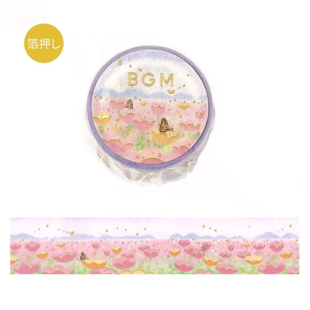 Washi Tape - Dreamscape - Flower Garden - 1 - BGM - Tidformera