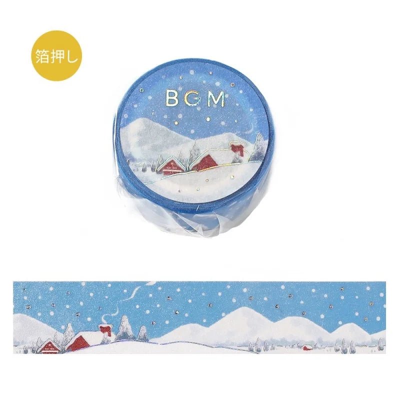 Washi Tape - Dreamscape - Snow Country - 1 - BGM - Tidformera