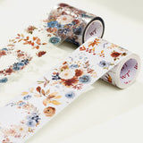 Washi tape Dusty Blue & Cinnamon Wide - 60 mm - Washi Tape Shop - Tidformera