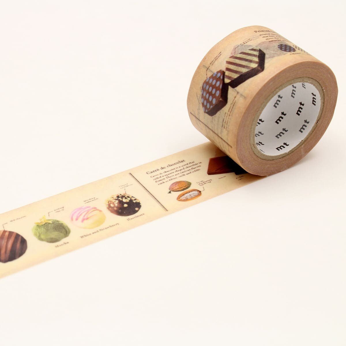 Washi Tape Encyclopedia - Chocolate - MT masking tape - Tidformera