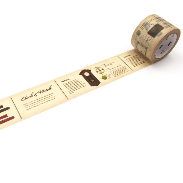 Washi Tape Encyclopedia - Clock - MT masking tape - Tidformera