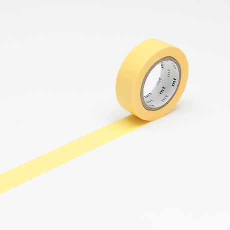 Washi Tape Enfärgade - Tamago från MT masking tape - Gul washi tape - Tidformera