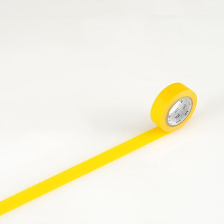 Washi Tape Enfärgade - Yellow från MT masking tape - Gul washi tape - Tidformera