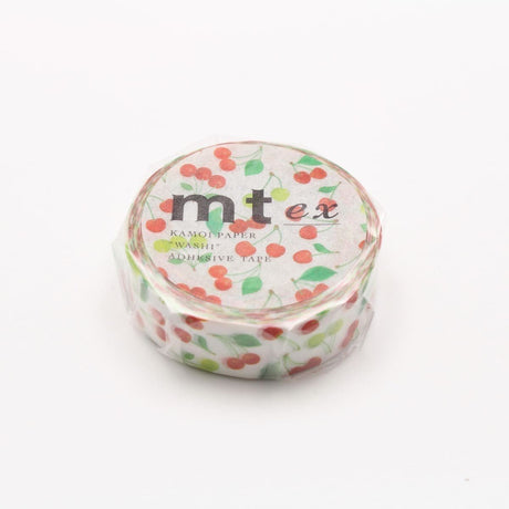 Washi Tape Ex 15 mm - Cherries - MT masking tape - Tidformera