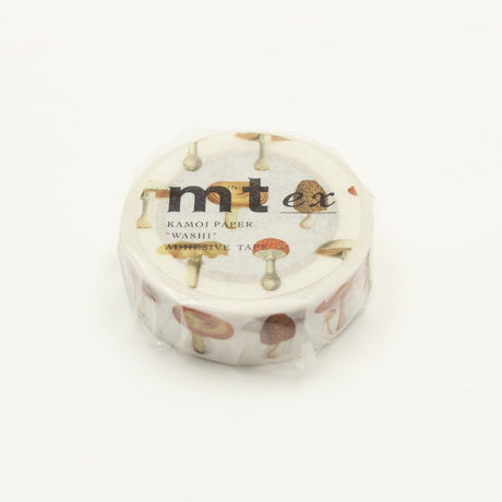 Washi Tape Ex 15 mm - Mushroom - 2 - MT masking tape - Tidformera