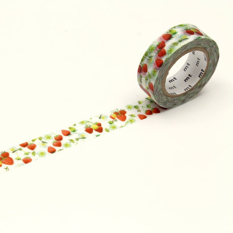 Washi Tape Ex 15 mm - Strawberry - MT masking tape - Tidformera