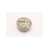 Washi Tape Ex 15 mm - Watercolor Flower - MT masking tape - Tidformera