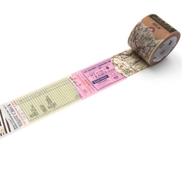 Washi Tape Ex 30 mm - Retro collage - 2 - MT masking tape - Tidformera