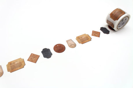 Washi Tape Ex - Leather tag - 1 - MT masking tape - Tidformera