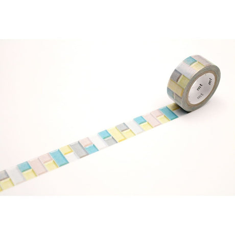 Washi Tape Fab Pearl - Tile pastel - MT masking tape - Tidformera