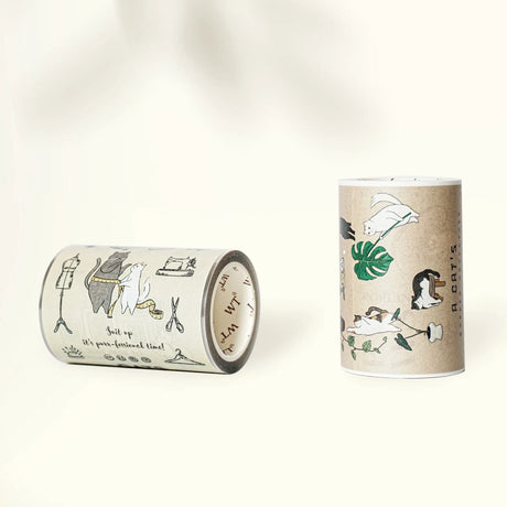 Washi tape Feline Funk - 70 mm - 9 - Washi Tape Shop - Tidformera