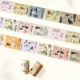 Washi tape Feline Funk - 70 mm - 10 - Washi Tape Shop - Tidformera