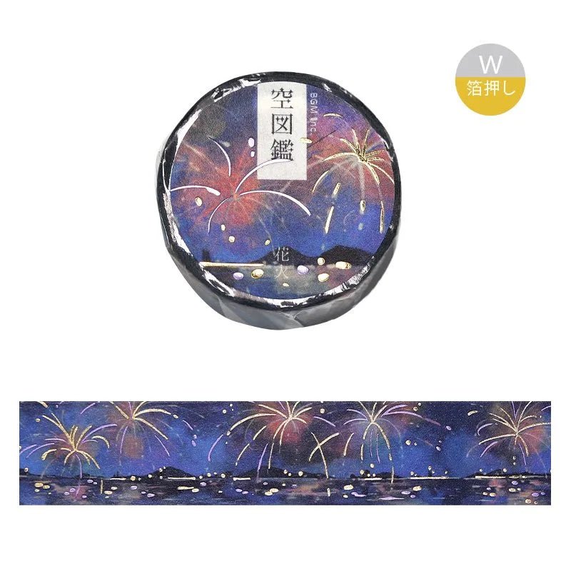 Washi Tape - Fireworks - BGM - Tidformera