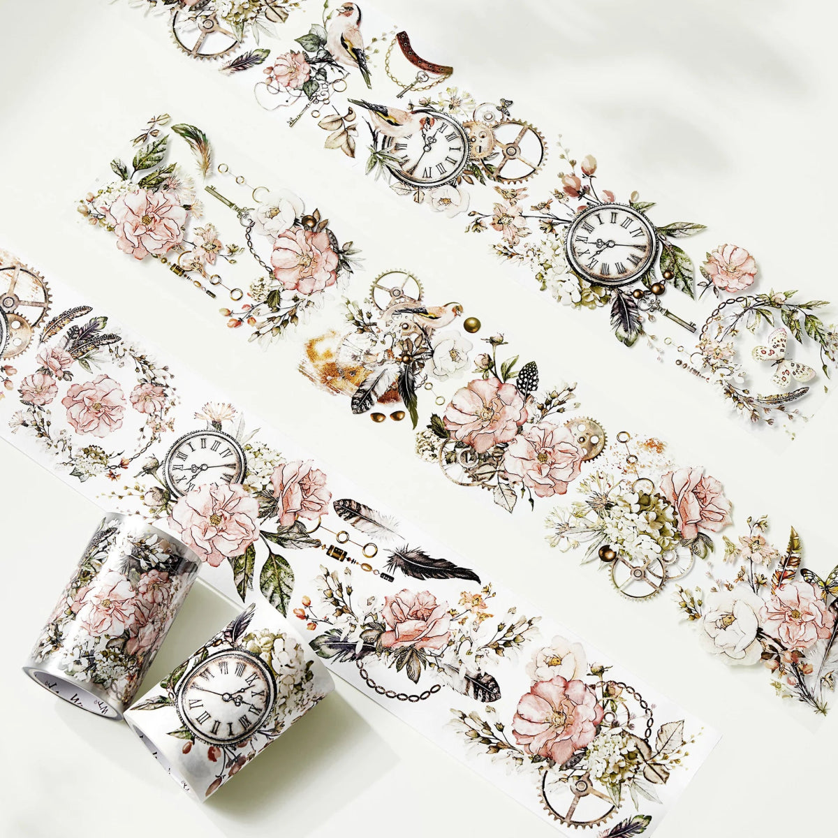 Washi tape Floral Chronicles Wide - 65 mm - Washi Tape Shop - Tidformera