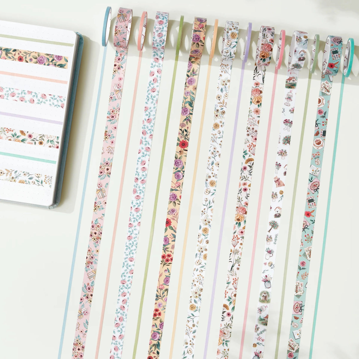 Washi tape Floral Lane 15 - pack - Washi Tape Shop - Tidformera