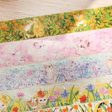 Washi Tape Flower and Kitty - Blossom - BGM - Tidformera