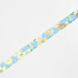 Washi Tape Flower Melody - American Blue - BGM - Tidformera