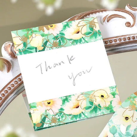 Washi Tape Flower Melody - Anemone - 3 - BGM - Tidformera
