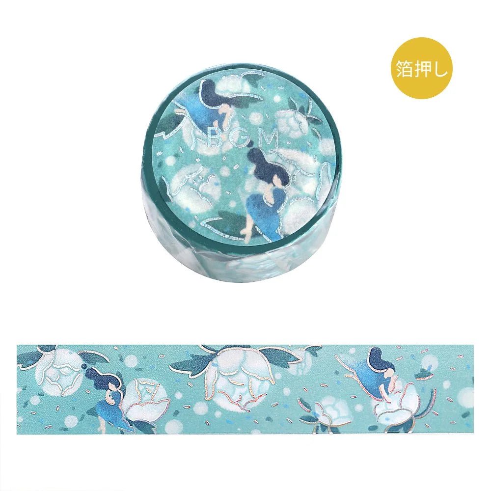 Washi Tape Flower Story - Blue Dream - BGM - Tidformera