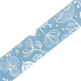 Washi Tape Flowering plants handbook - Blue Transparent Color - BGM - Tidformera