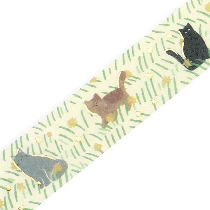 Washi Tape Flowering plants handbook - Cats - 3 - BGM - Tidformera