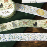 Washi Tape Flowering plants handbook - Cats - BGM - Tidformera