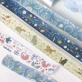 Washi Tape Flowering plants handbook - Cats - 5 - BGM - Tidformera