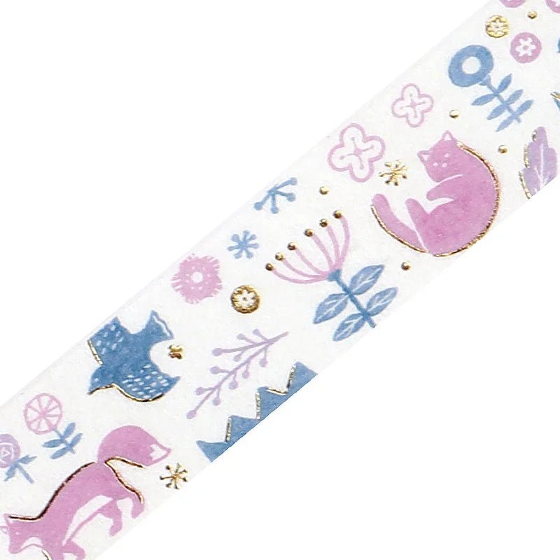 Washi Tape Flowering plants handbook - Song of the Forest - BGM - Tidformera