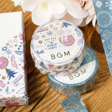 Washi Tape Flowering plants handbook - Song of the Forest - 5 - BGM - Tidformera