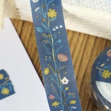 Washi Tape Flowering plants handbook - Tsuchihatsukana - BGM - Tidformera