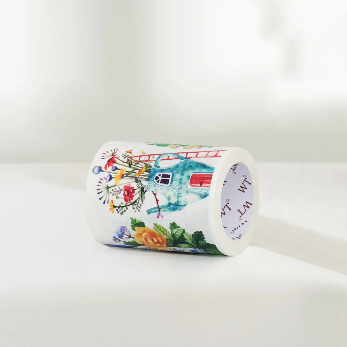 Washi tape Forest Houses Wide - 60 mm - 2 - Washi Tape Shop - Tidformera