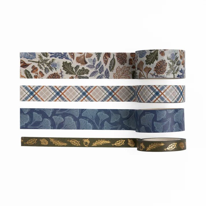 Washi tape - Forest Impressions - 4 - pack - 1 - Archer & Olive - Tidformera