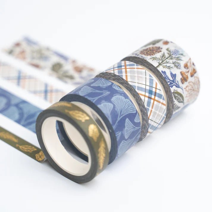 Washi tape - Forest Impressions - 4 - pack - 2 - Archer & Olive - Tidformera