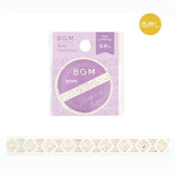 Washi Tape Gold Basic Mystery pattern - 5 mm - BGM - Tidformera