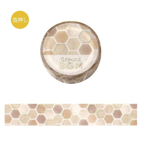 Washi Tape Grand Honeycomb - 1 - BGM - Tidformera