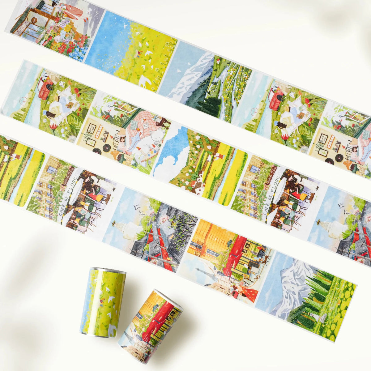 Hillside Views Wide Washi tape från The Washi Tape Shop. - Tidformera