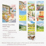 Washi Tape Hillside Views - 75 mm - 10 - Washi Tape Shop - Tidformera